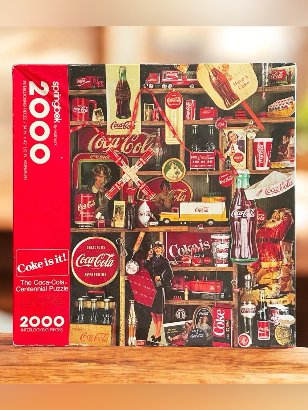 🧩 Vintage Springbok Coca-Cola Centennial 2000-Piece Jigsaw Puzzle